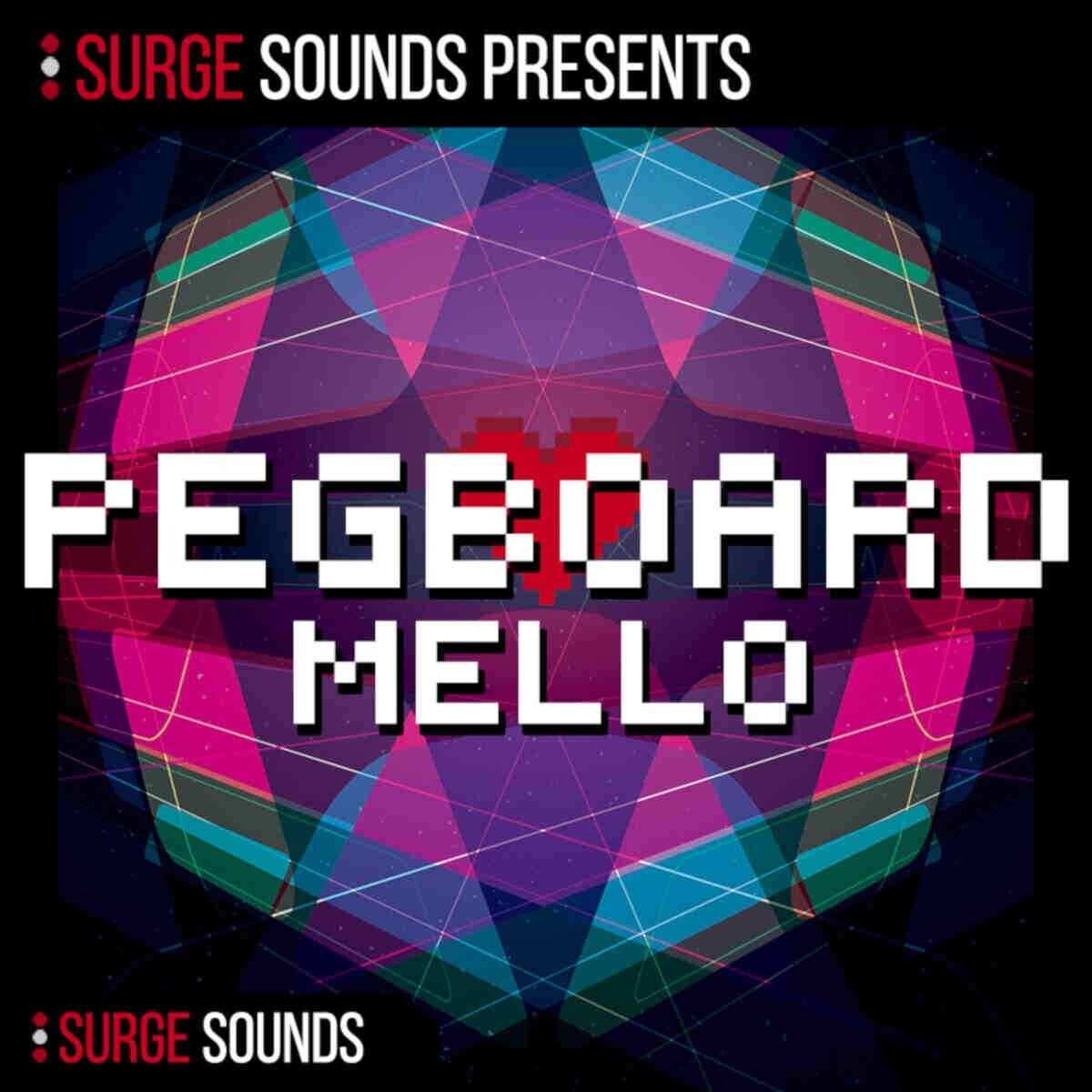 Surge Sounds - Pegboard Mello Sample Packs Software GUI Artwork